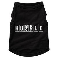 Humble Hustle Odometer Style Graphic Design Doggie Tank