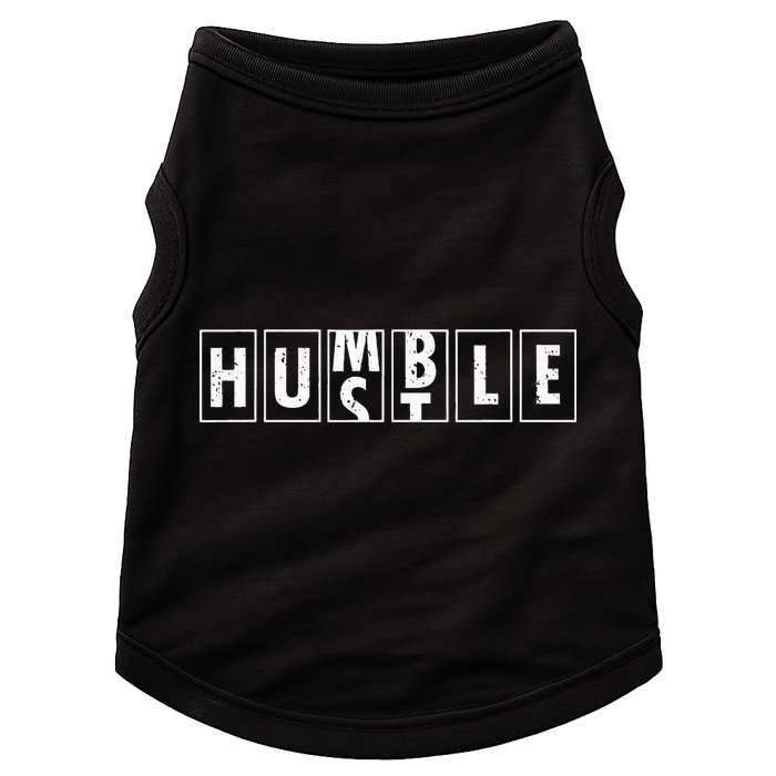 Humble Hustle Odometer Style Graphic Design Doggie Tank