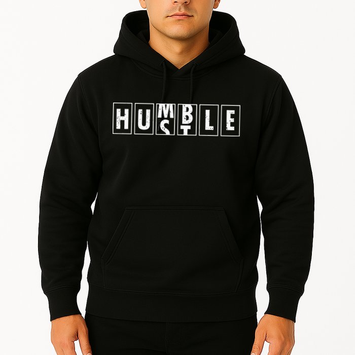 Humble Hustle Odometer Style Graphic Design Hoodie