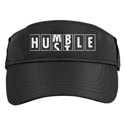 Humble Hustle Odometer Style Graphic Design Adult Drive Performance Visor