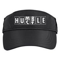 Humble Hustle Odometer Style Graphic Design Adult Drive Performance Visor
