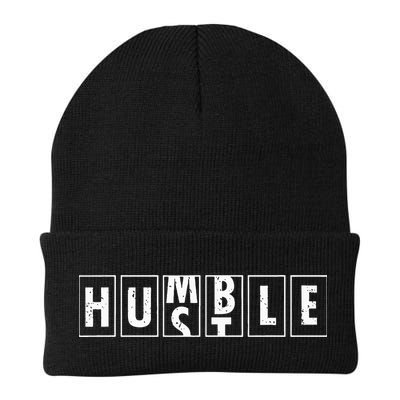 Humble Hustle Odometer Style Graphic Design Beanie