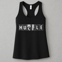Humble Hustle Odometer Style Graphic Design Womens Tank Top