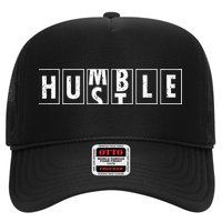 Humble Hustle Odometer Style Graphic Design Trucker Hat