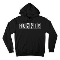 Humble Hustle Odometer Style Graphic Design Tall Hoodie