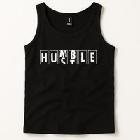 Humble Hustle Odometer Style Graphic Design Tank Top
