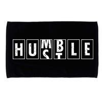 Humble Hustle Odometer Style Graphic Design Microfiber Hand Towel