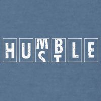Humble Hustle Odometer Style Graphic Design Garment-Dyed Sweatshirt