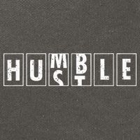 Humble Hustle Odometer Style Graphic Design Cotton Canvas Backpack