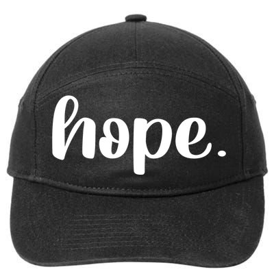 Hope 7-Panel Snapback Hat