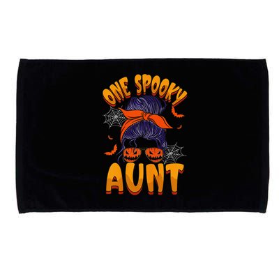 Happy Halloween One Spooky Aunt Microfiber Hand Towel