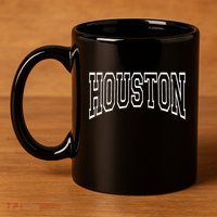 Houston 11oz C Handle Ceramic Mug