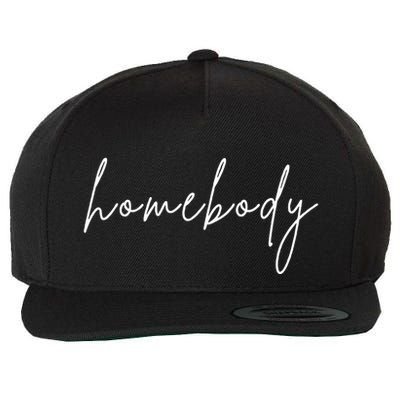 Homebody Wool Snapback Cap
