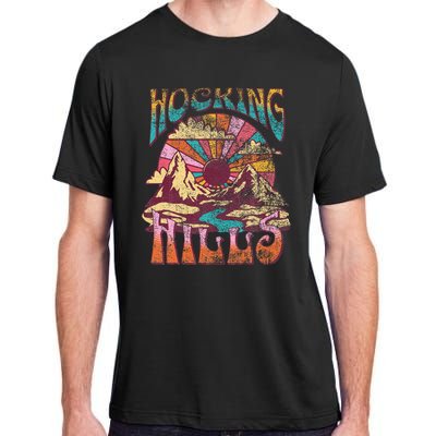 Hocking Hills Ohio Nature Hiking Mountains Outdoors Vintage Adult ChromaSoft Performance T-Shirt