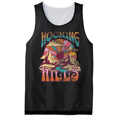 Hocking Hills Ohio Nature Hiking Mountains Outdoors Vintage Mesh Reversible Basketball Jersey Tank