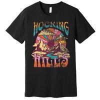 Hocking Hills Ohio Nature Hiking Mountains Outdoors Vintage Premium T-Shirt