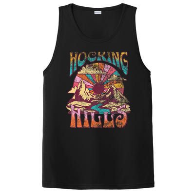 Hocking Hills Ohio Nature Hiking Mountains Outdoors Vintage PosiCharge Competitor Tank