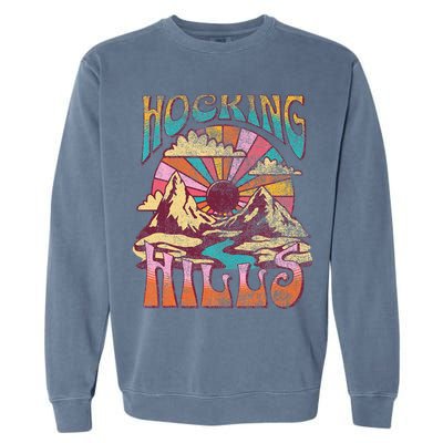 Hocking Hills Ohio Nature Hiking Mountains Outdoors Vintage Garment-Dyed Sweatshirt