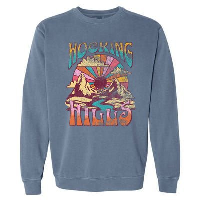 Hocking Hills Ohio Nature Hiking Mountains Outdoors Vintage Garment-Dyed Sweatshirt