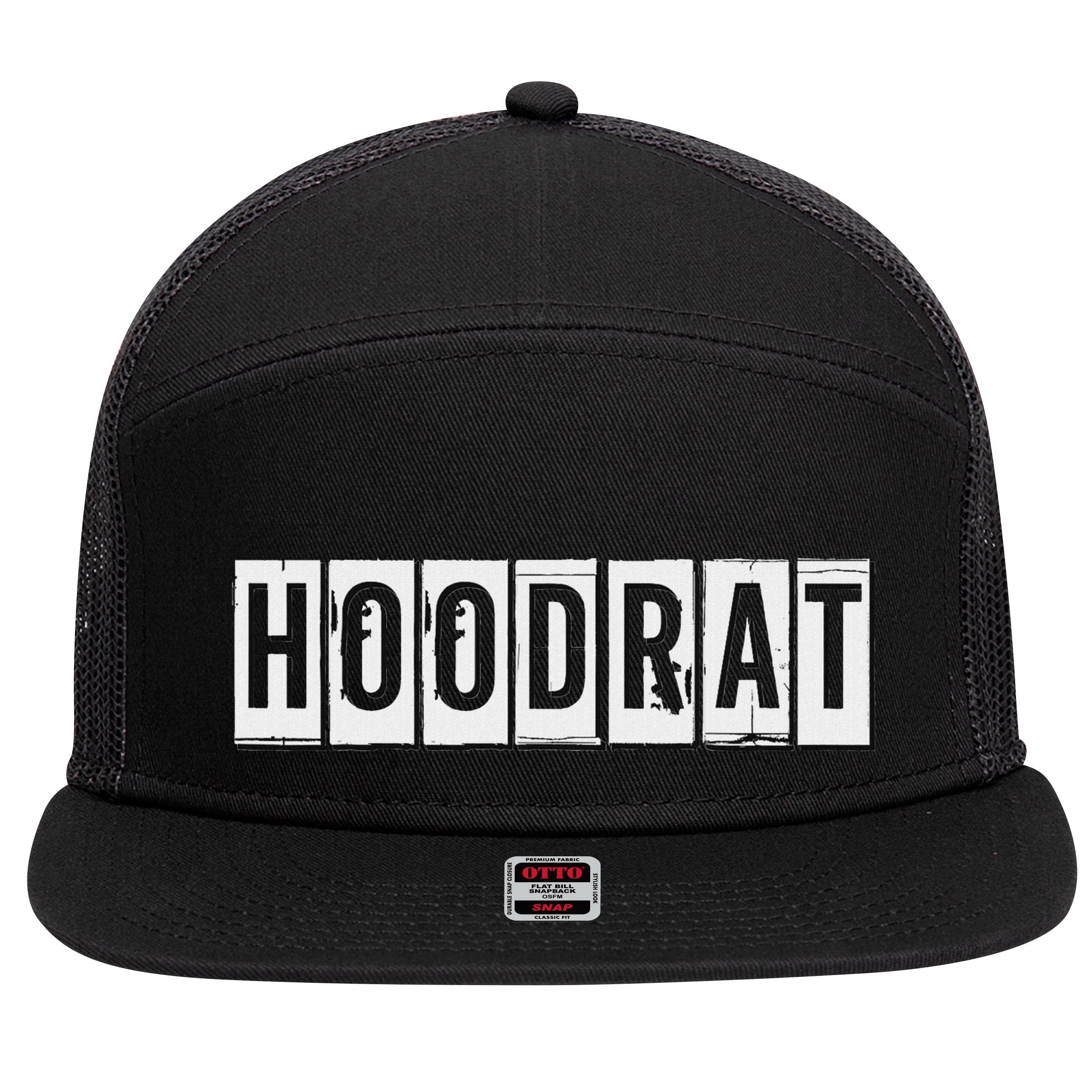 Hoodrat 7 Panel Mesh Trucker Snapback Hat