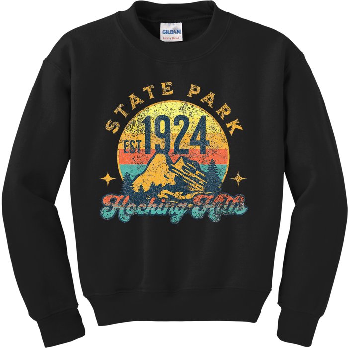 Hocking Hills Ohio Nature Mountains Hiking Outdoors Kids Sweatshirt