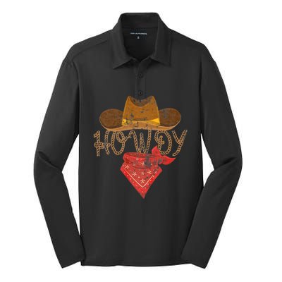 Howdy Silk Touch Performance Long Sleeve Polo