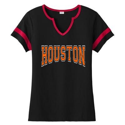 Houston Ladies Halftime Notch Neck Tee