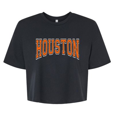 Houston Bella+Canvas Jersey Crop Tee