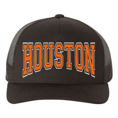 Houston Yupoong Adult 5-Panel Trucker Hat