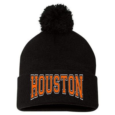 Houston Pom Pom 12in Knit Beanie