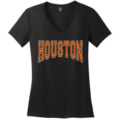 Houston Women's V-Neck T-Shirt