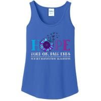 Hope Hold On Pain Ends Suicide Prevention Awareness Graphic Cool Gift Ladies Essential Tank