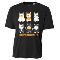 Happy Halloween Pug Dogs Cute French Bulldog Lover Gifts Cooling Performance Crew T-Shirt