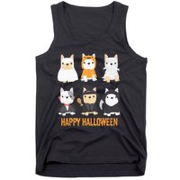 Happy Halloween Pug Dogs Cute French Bulldog Lover Gifts Tank Top