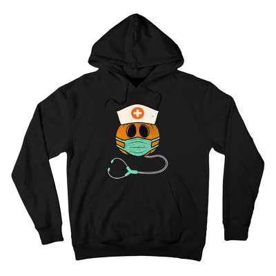 Happy Halloween Pumpkin Nurse Nursing Funny Halloween Nurse Hoodie