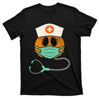 Happy Halloween Pumpkin Nurse Nursing Funny Halloween Nurse T-Shirt