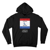 Historic Highway Pole Markers Lincoln Road Hoodie