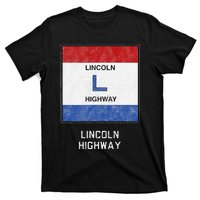 Historic Highway Pole Markers Lincoln Road T-Shirt