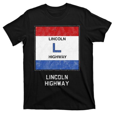 Historic Highway Pole Markers Lincoln Road T-Shirt