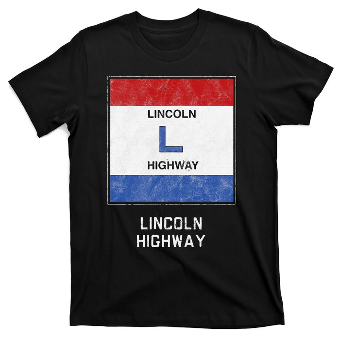 Historic Highway Pole Markers Lincoln Road T-Shirt