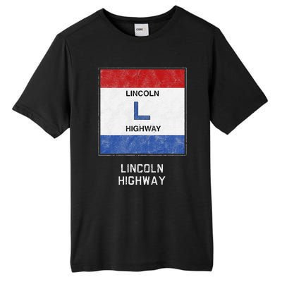 Historic Highway Pole Markers Lincoln Road Tall Fusion ChromaSoft Performance T-Shirt