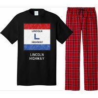 Historic Highway Pole Markers Lincoln Road Pajama Set