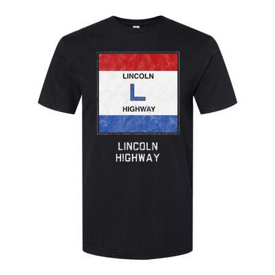 Historic Highway Pole Markers Lincoln Road Softstyle CVC T-Shirt