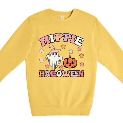 Happy Halloween Pumpkin Spooky Season Boo Squad Halloween Gift Premium Crewneck Sweatshirt