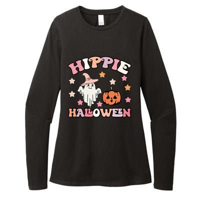 Happy Halloween Pumpkin Spooky Season Boo Squad Halloween Gift Womens CVC Long Sleeve Shirt