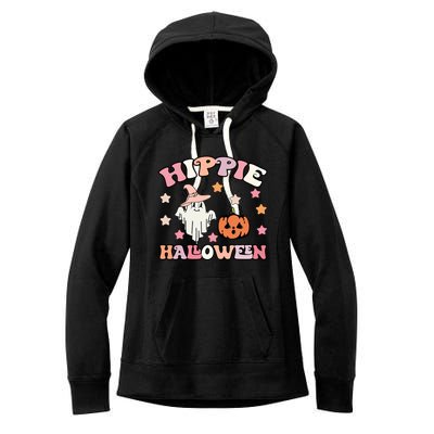 Happy Halloween Pumpkin Spooky Season Boo Squad Halloween Gift Women's Fleece Hoodie