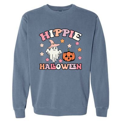 Happy Halloween Pumpkin Spooky Season Boo Squad Halloween Gift Garment-Dyed Sweatshirt