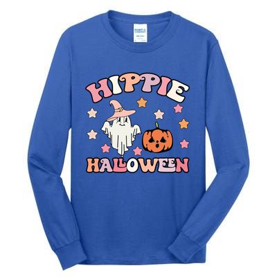 Happy Halloween Pumpkin Spooky Season Boo Squad Halloween Gift Tall Long Sleeve T-Shirt