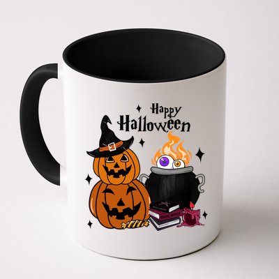 Happy Halloween Potluck Pumpkin Witch Spooky Graphic Plus Size Party Mug