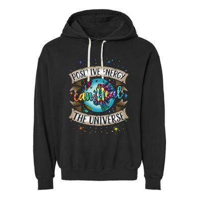 Holistic Healer Positive Energy Mindful Living Earth Day Meaningful Gift Garment-Dyed Fleece Hoodie